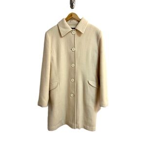 Elegant Wool & Cashmere Blend Coat - Size 4  🇨🇦 Made in Canada 🇨🇦